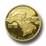 100Dollar 350 Jahre Montreal 100 Dollar Gedenkmünzen 