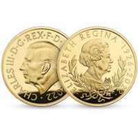 Gold Münze Her Majesty Queen Elizabeth II - The Royal Mint Vereinigtes Königreich PP