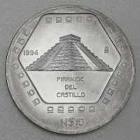 Maya/Pyramide Castillo 1994 Mexiko Präkolumbische Kulturen 155,50 g 1994 