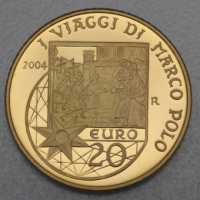 20 Euro-San Marino 750. Jahrestag der Geburt Marco Polos 5,80 g 
