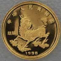 5 Yuan - Einhorn China 1,56 g 