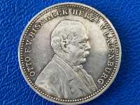 Preussen Otto von Bismarck Silbermedaille 1895 -- 