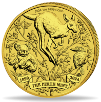 Australien 100 Dollar 125 Jahre Perth Mint 