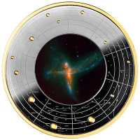 Kamerun Sonnensystem Galaxy Tinker Bell Triplet 500 Francs Sonnensystem: 17.5g PP