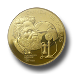 100Dollar Alexander Graham Bell 100 Dollar Gedenkmünzen 