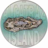 Famous Islands Alcatraz Auflage: 750, High Relief coloriert High Relief, Coloriert