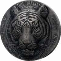 1kg Mauquoy Tiger Auflage: 199, Antik Finish High Relief High Relief, Antik Finish