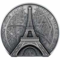 Eiffelturm Paris Auflage: 889, High Relief Antik Finish High Relief, Antik Finish