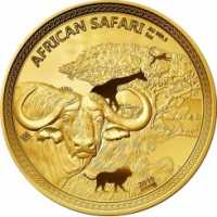 5 Unze African Safari Bueffel Auflage: 50, Nr. 1 PP