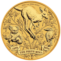 Münze Perth Mint 125 Jahre , 