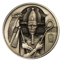 Silber. ssacircgypten - Osiris Antik Finish High Relief High Relief, Antik Finish