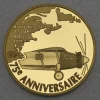 100 Euro 75. Jahre 1. Transatlantikflug Charles Lindbergh