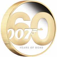 James Bond 007 - 60 Years of Bond Gilded