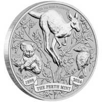 PlatinAustralien 125 Jahre Perth Mint - The Mints 125th Anniversary 