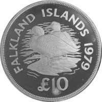 Falkland Inseln, 10 Pounds, Dampfschiffenten PP