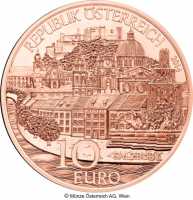 Kupfer sssterreich 10 Euro 2014 Salzburg osterreich 10 euro 2014 salzburg 