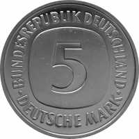 Deutschland Kupfernickel J.415 Deutschland 5 Deutsche Mark 1975 - 2001 Kursmuenze