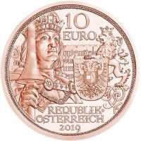 Kupfer sssterreich 10 Euro 2019 Ritterlichkeit osterreich 10 euro 2019 ritterlichkeit 