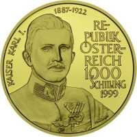 1000 Schilling Kaiser Karl I.