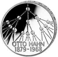 Deutschland Kupfer-Nickel Deutschland 5 DM 1979 Otto Hahn deutschland dm otto hahn