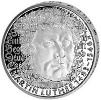 Deutschland Kupfer-Nickel Deutschland 5 DM 1983 Martin Luther deutschland dm martin luther