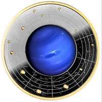 Kamerun Sonnensystem Der Neptun 2021 500 Francs Sonnensystem: PP 17.5 g PP