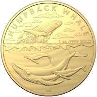RAM Australia Antarctic Territory: Humpback Whale 2023 Australien 100 AUD 2 Gold 