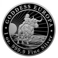 Tschad Goddess Europa, 5 NZD, Göttin 