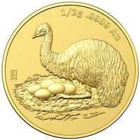 Australien RAM Mini Money 3. Emu 5 AUD 3 0,5g 
